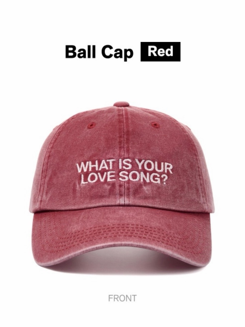 BTS [ARIRANG] Ball Cap (Red)